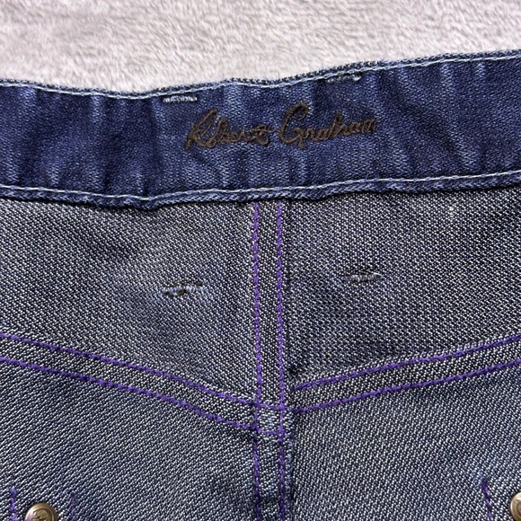 Robert Graham Classic Yates Dark Wash Straight Leg Denim Jeans W36xL27 (Tag W38) - Picture 13 of 16